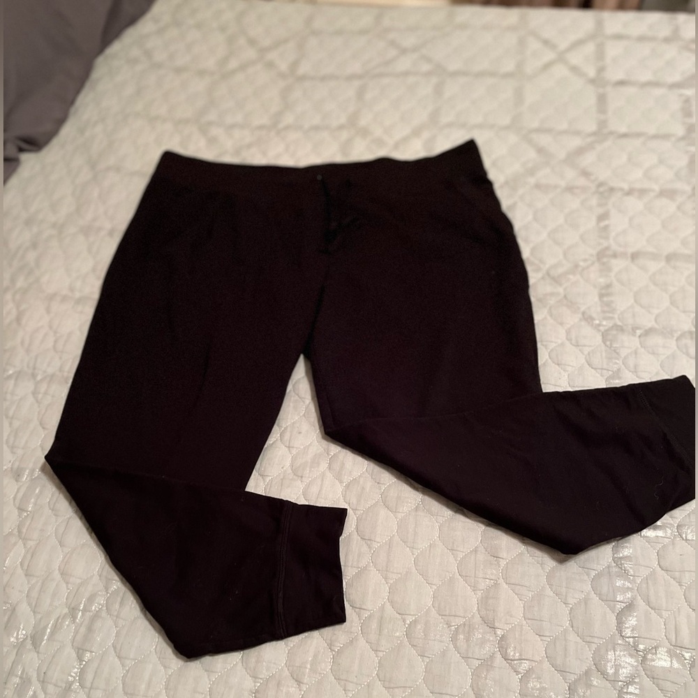 OLD NAVY ACTIVE~BLACK LEGGINGS~XL